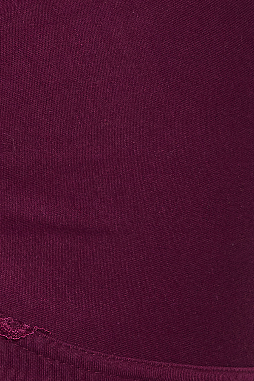 Non-Padded Non-Wired Full Coverage T-shirt Bra in Wine Colour - Cotton