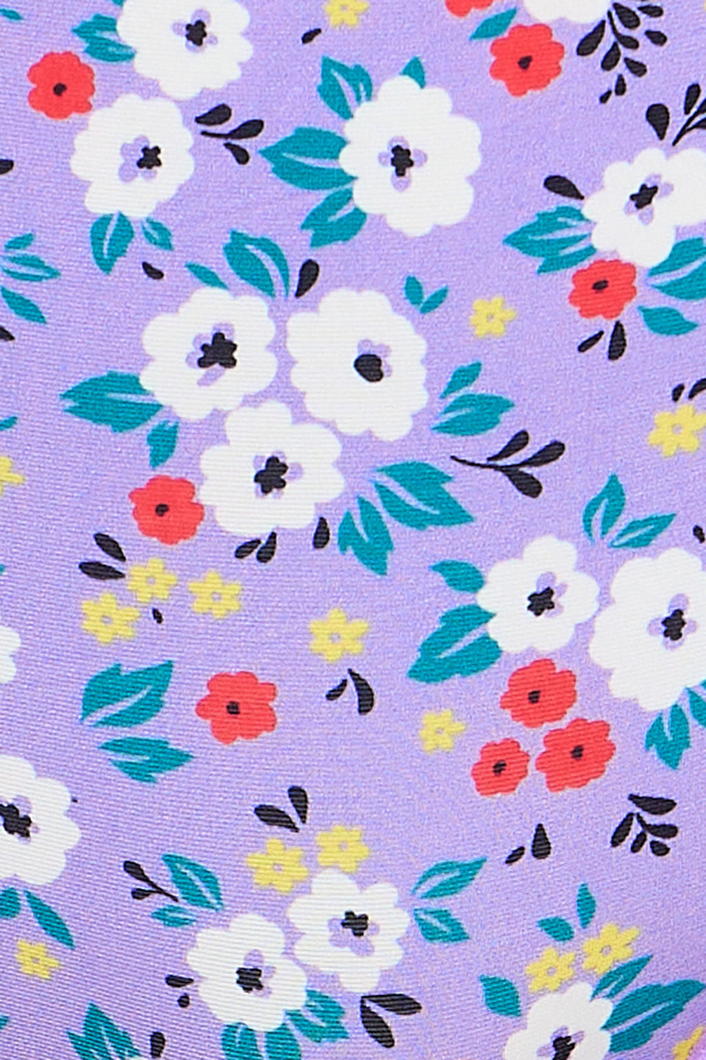 Mid-Waist Floral Hipster Panty in Lilac