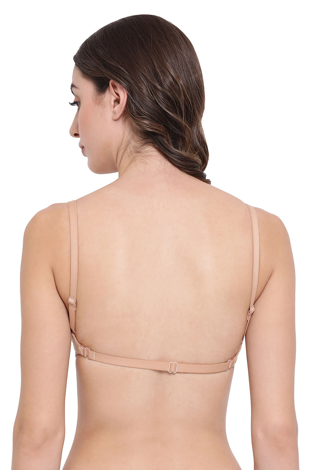 Nude Lightly Padded Non-Wired Backless Multiway T-Shirt Bra – Cotton Rich