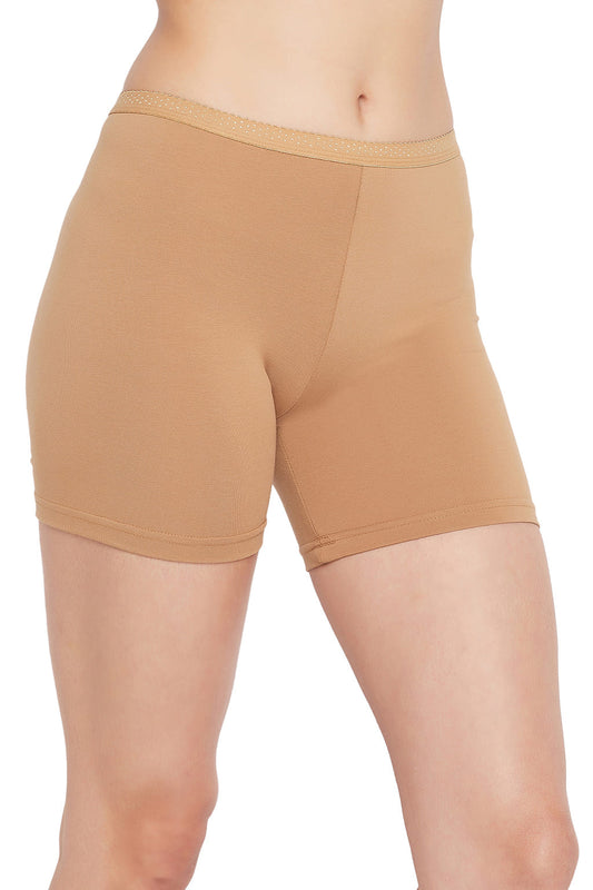 🤍 Nude Cotton Mid-Waist Boyleg Panty