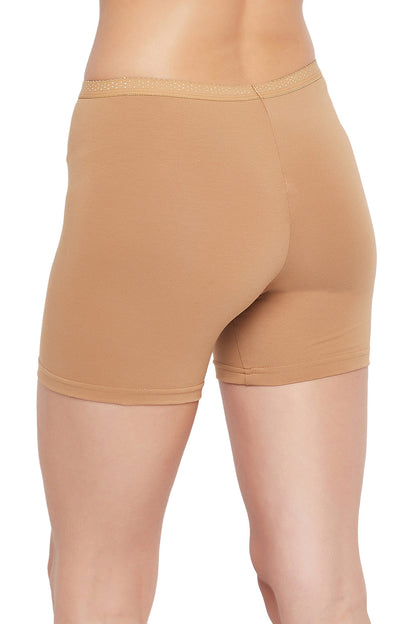 🤍 Nude Cotton Mid-Waist Boyleg Panty