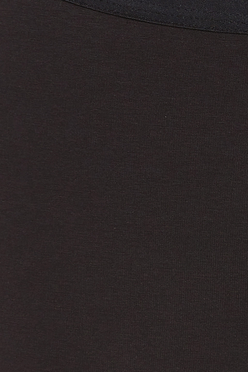 🖤 Black Cotton Mid-Waist Boyleg Panty