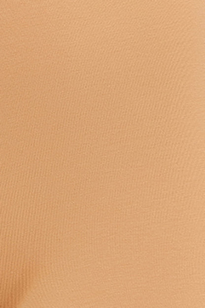 🤍 Nude Cotton Mid-Waist Cycling Shorts